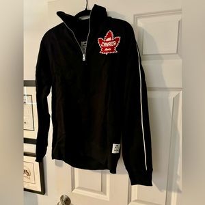 Roots Black Canada Zip-Up Jacket